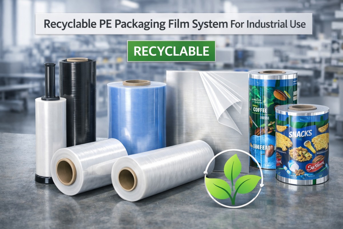 Recyclable PE Packaging Film System For Industrial Use