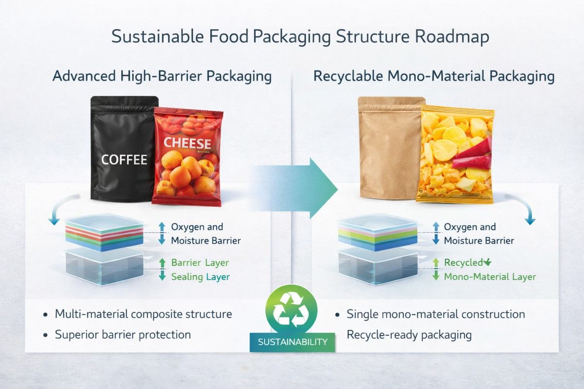 Sustainable Food Packaging Structure Roadmap