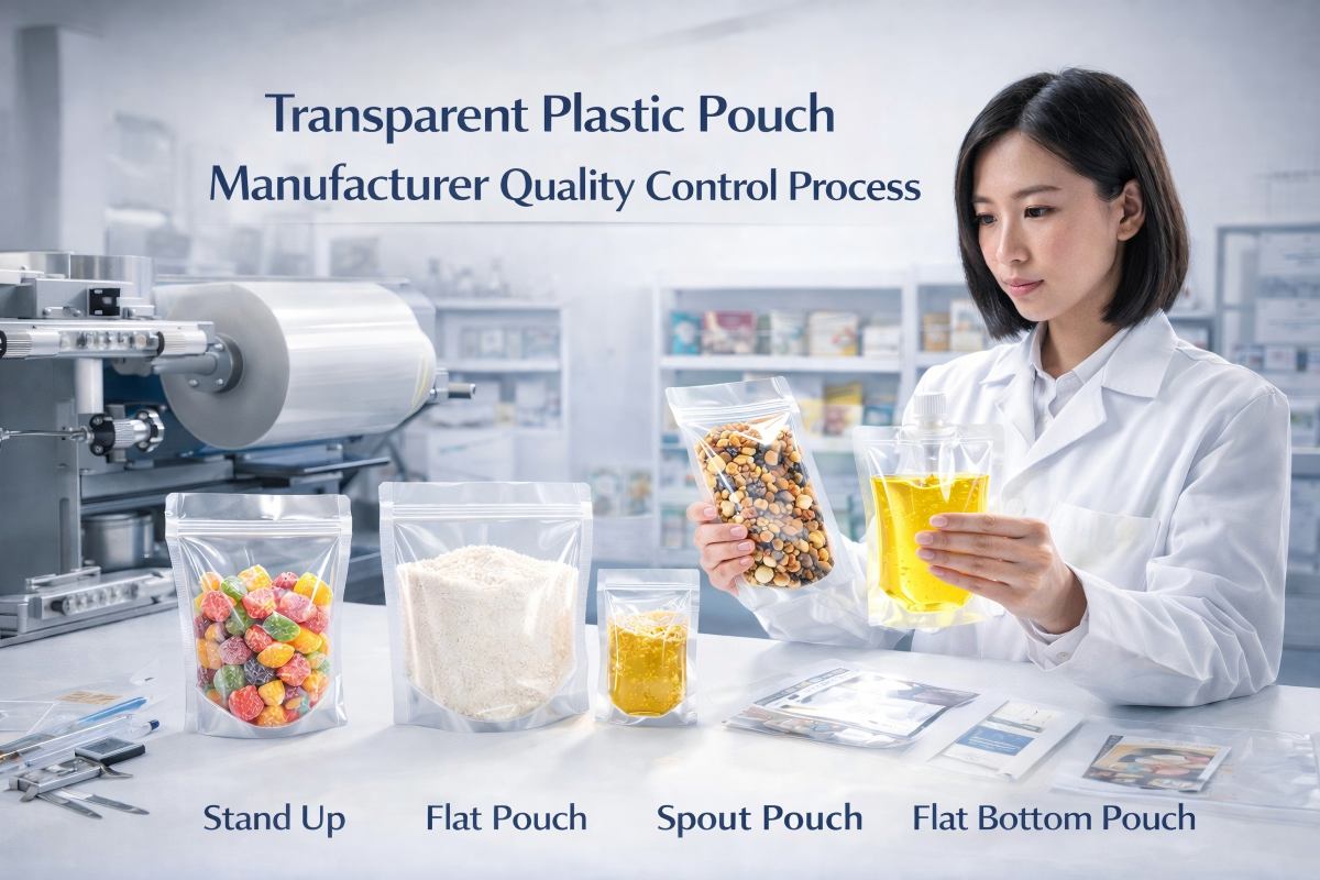 Transparent Plastic Pouch Manufacturer Quality Control Process