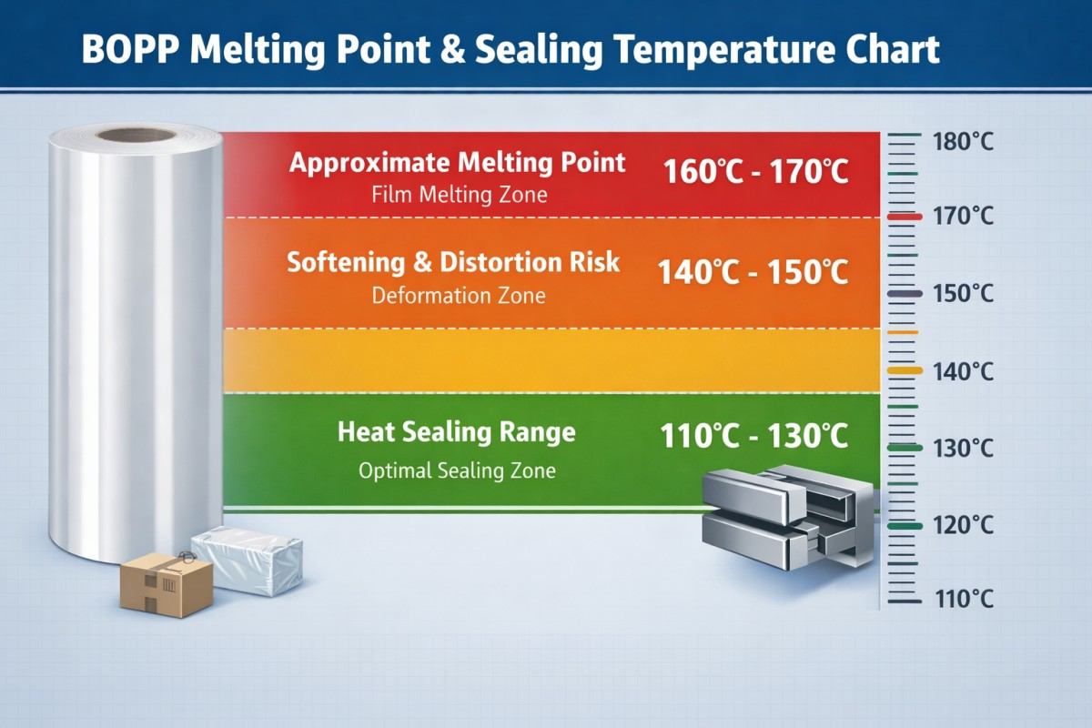 BOPP Melting Point And Sealing Temperature Chart