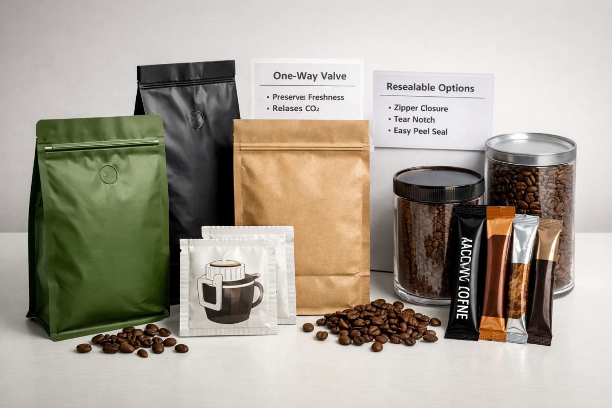 Coffee Packaging Formats And Barrier Options For Premium Brands
