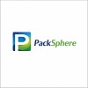 Dynamic PackSphere Logo Representing Flexible Customization And Dependable PP Roll Supply