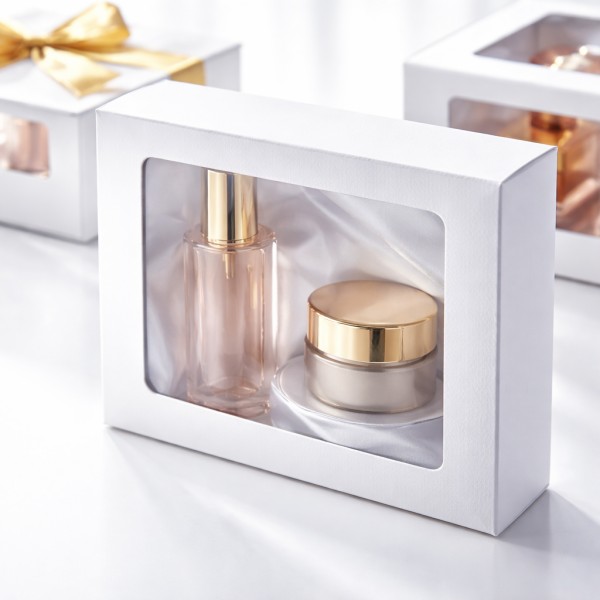 Luxury Folding Carton With Clear PVC Window For Premium Product Display