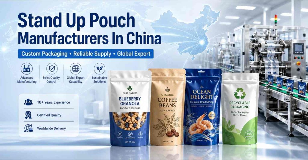 Premium Stand Up Pouch Manufacturing Solutions In China For Custom Packaging And Global Supply
