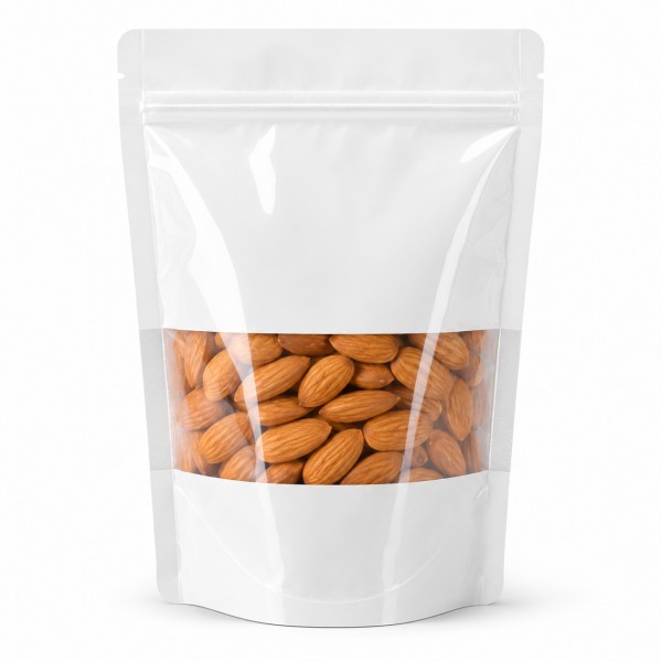 BOPP Stand Up Pouch With Clear Window For Nuts Packaging