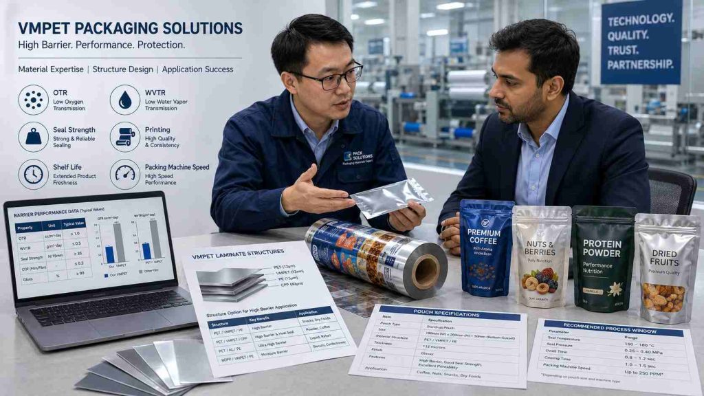 Choosing VMPET Packaging Structure For Automatic Packing Lines