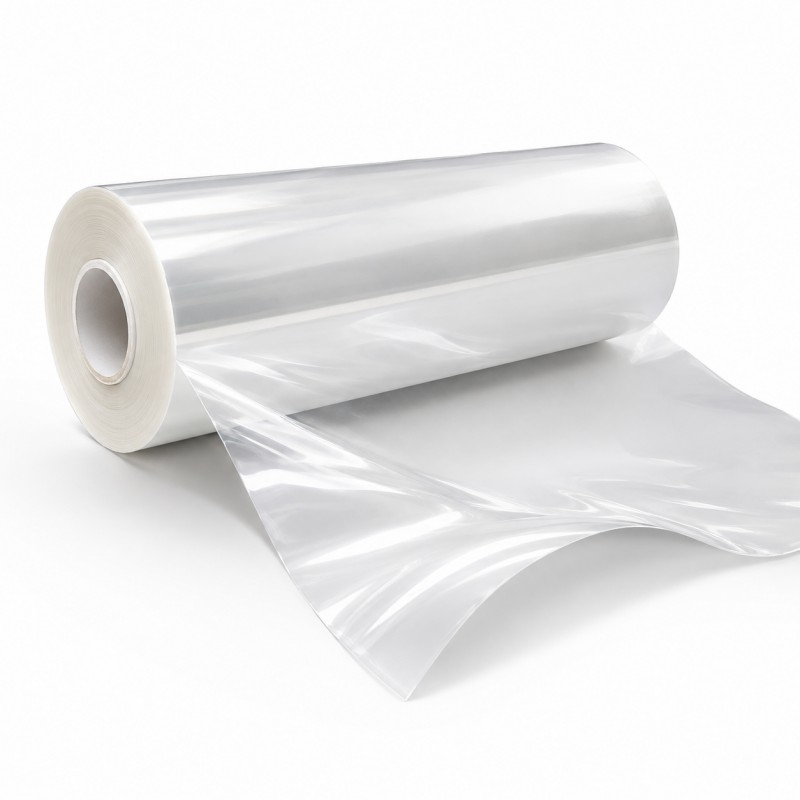 High Clarity Polyolefin Shrink Film Roll For Premium Retail Packaging