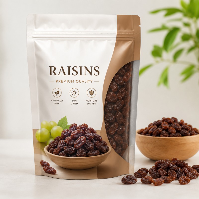 Moisture Barrier Raisin Packaging For Natural Sweetness And Long Shelf Life