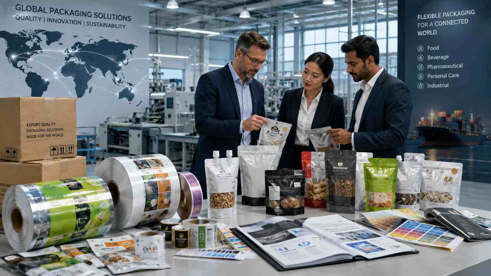 Printing And Packaging Industry For Flexible Film And Pouch Buyers