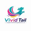 Vivid Tail Printing Materials Logo For Colorful Custom Pet Food Bag Packaging