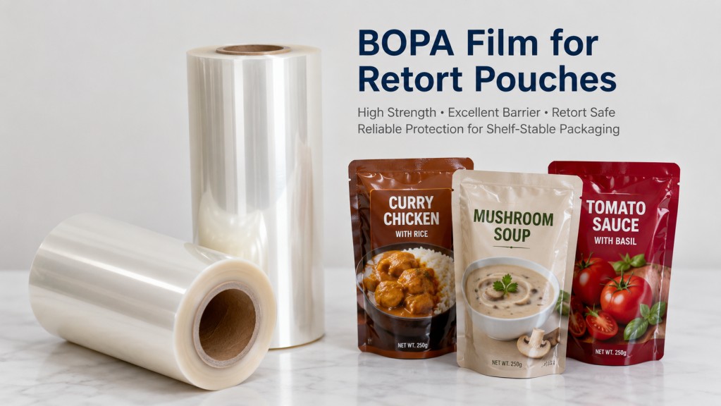 BOPA Film For Retort Pouches High Barrier Food Packaging