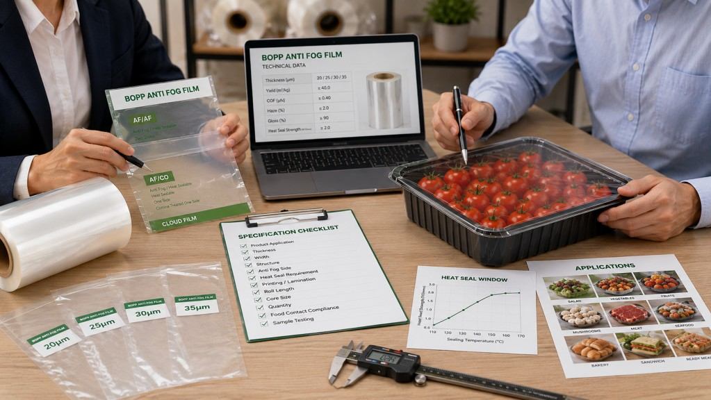 BOPP Anti Fog Film Specification Review With Packaging Buyer