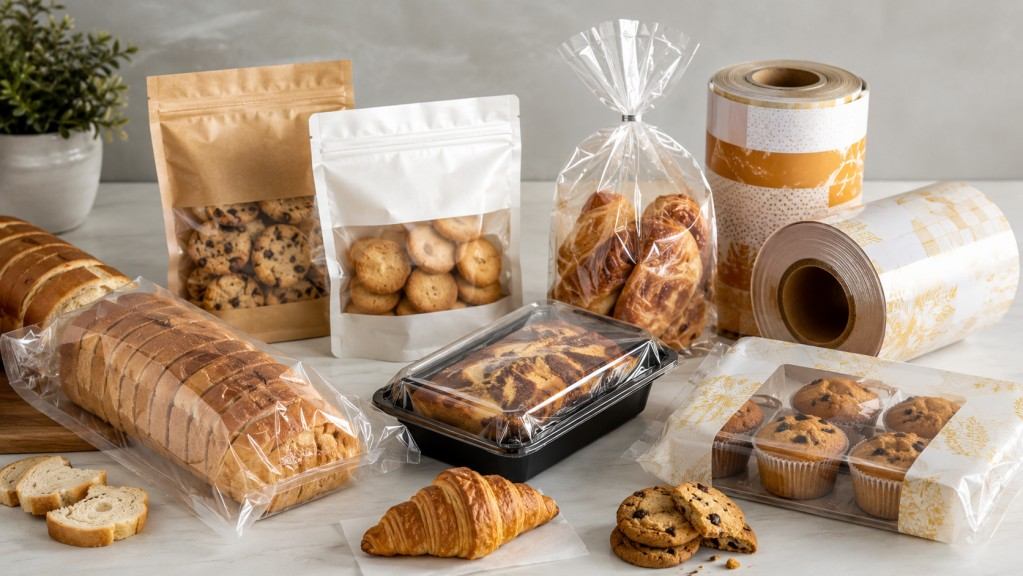 Bakery Food Packaging Films And Pouches For Bread Cakes Cookies And Pastries