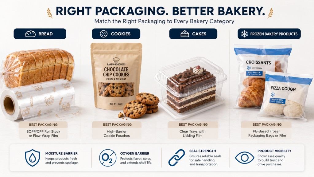 Bakery Packaging Material Selection For Bread Cookies Cakes And Frozen Bakery Products