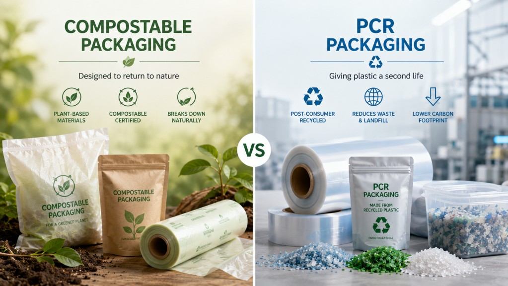 Compostable Packaging And PCR Film Solutions For Sustainable Brands