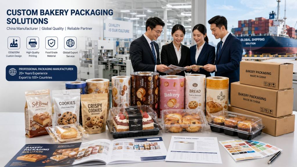 Custom Bakery Food Packaging Films Pouches Trays And Printed Roll Stock Manufacturer