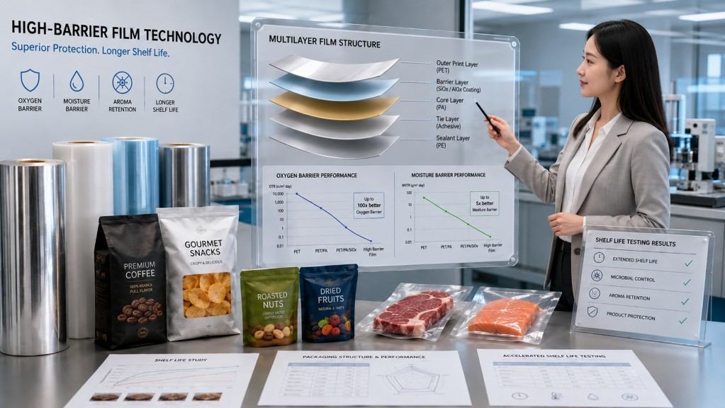 High Barrier Food Packaging Film Technology For Longer Shelf Life