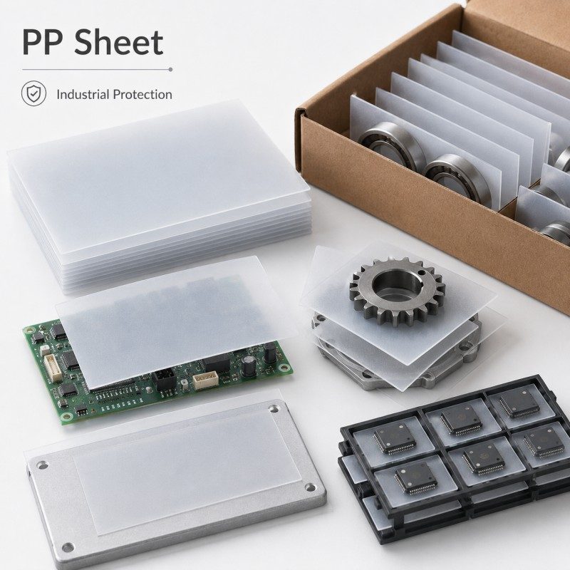 Industrial Protection Frosted PP Sheet For Electronics And Metal Parts