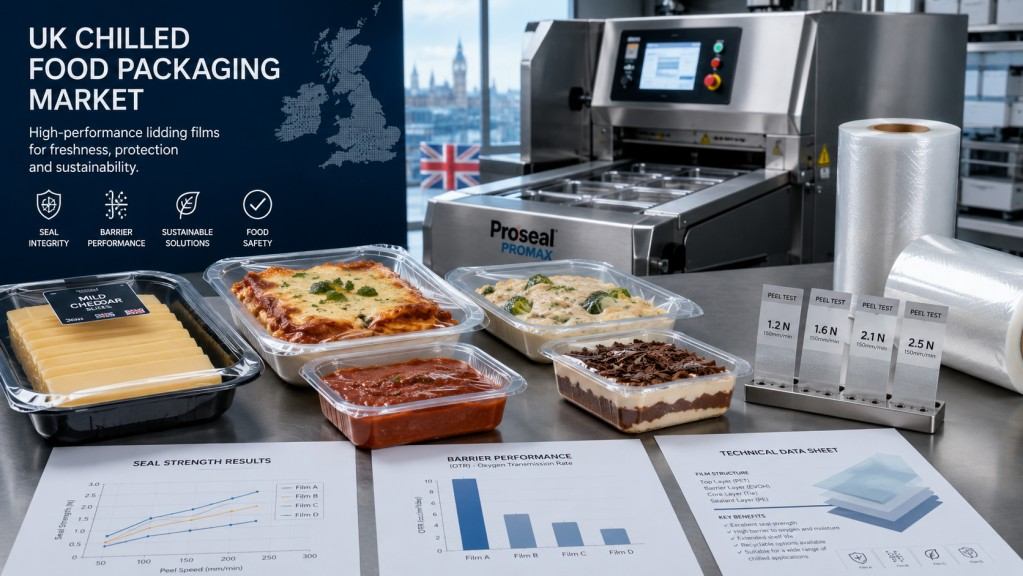 Lidding Film And Tray Sealing Packaging For UK Chilled Food Market