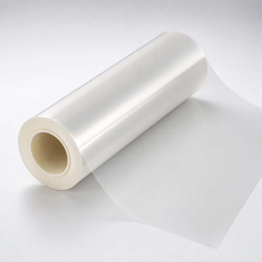 Silicone Coated PET Film Roll With Clear Release Liner Sheet