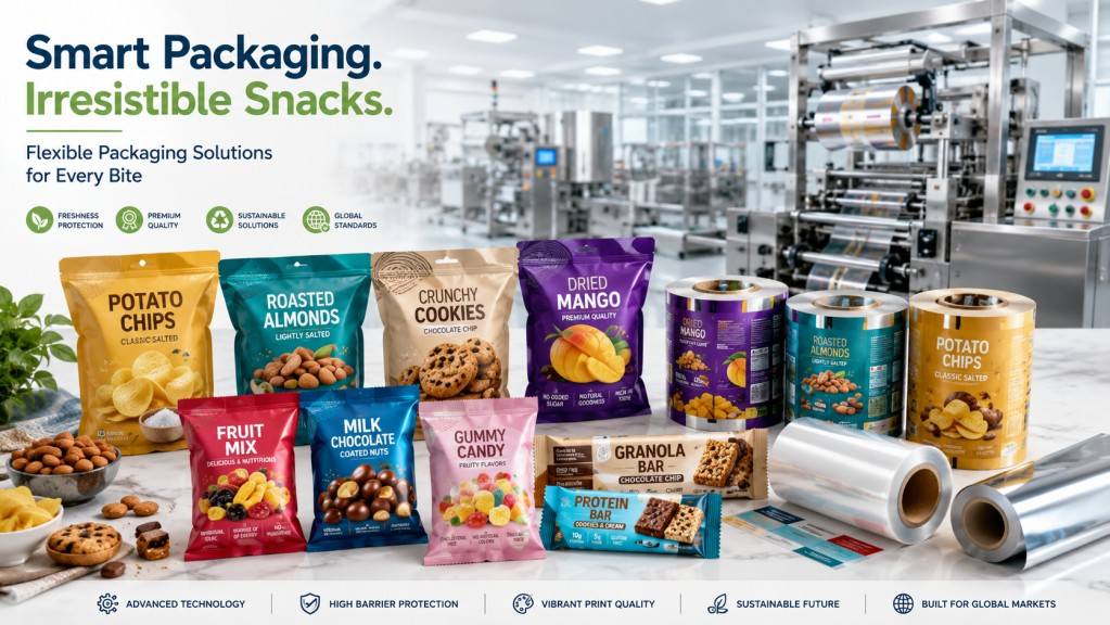 Snack Packaging Solutions For Chips Nuts Cookies Candy And Global Food Brands