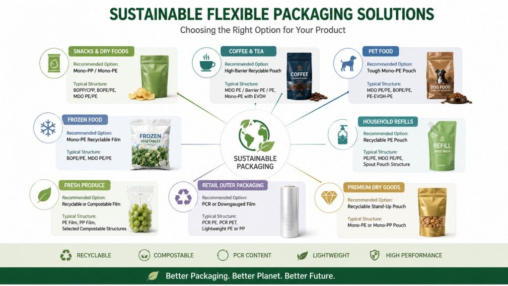 Sustainable Flexible Packaging Application Guide For Food And Retail Brands