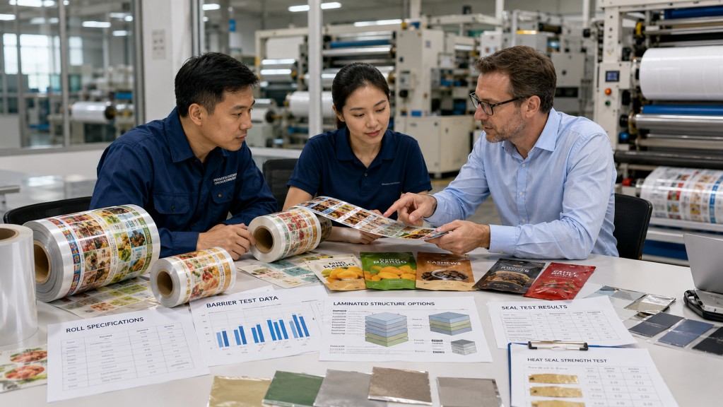 Vietnam Flexible Packaging Converter Reviewing Custom Packaging Film Rolls