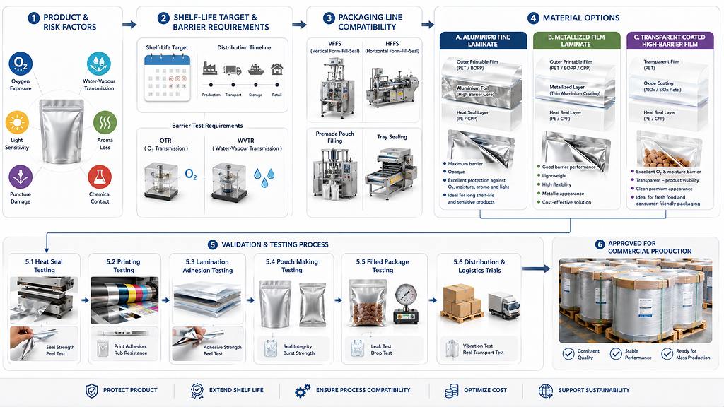 Aluminium Packaging Material Selection And Validation Workflow