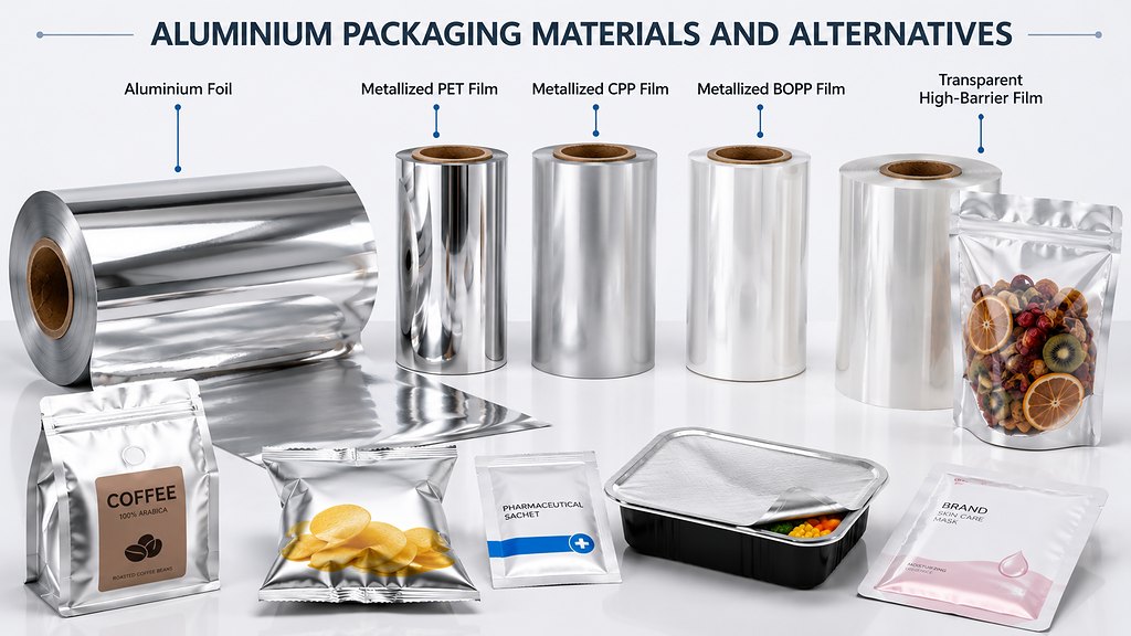 Aluminium Packaging Materials Foil Metallized Films And Transparent Barrier Alternatives