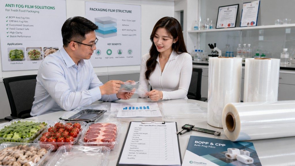 BOPP And CPP Anti Fog Film Technical Support For Food Packaging Buyers