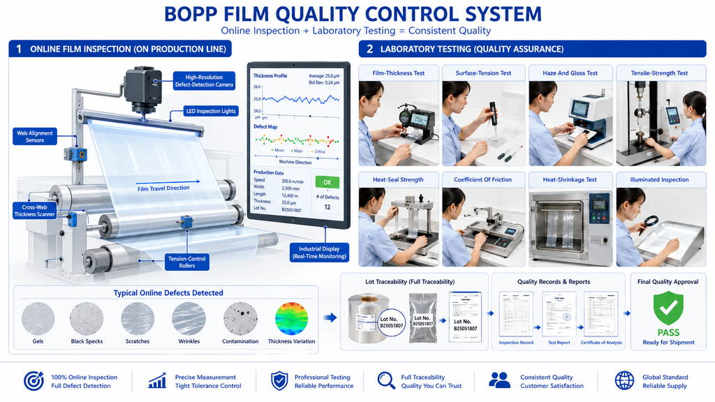BOPP Film Quality Control And Laboratory Testing System