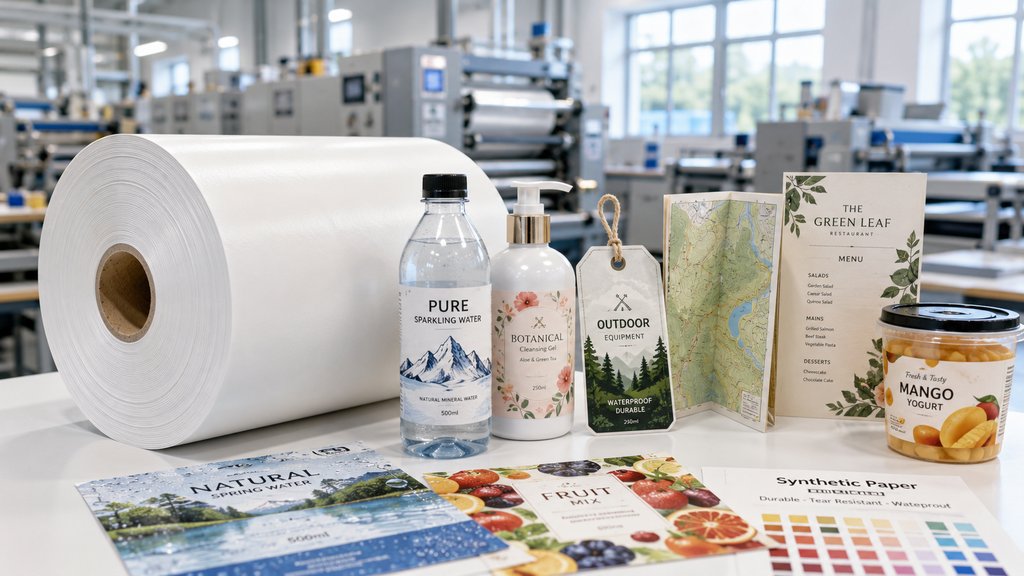 BOPP Synthetic Paper Roll And Durable Label Applications