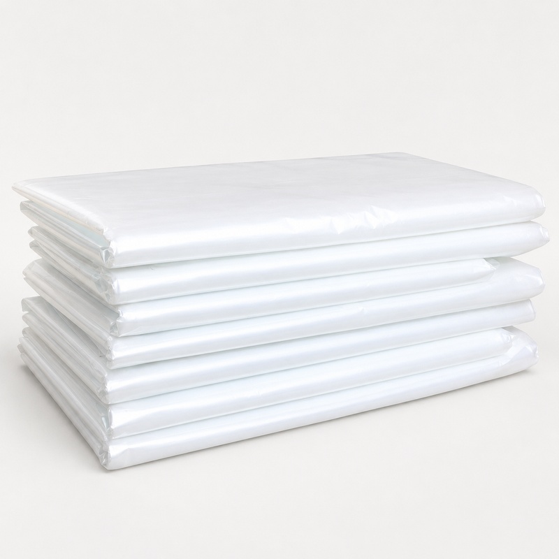 Folded 6 Mil PE Film Sheets For Heavy Duty Protective Covering