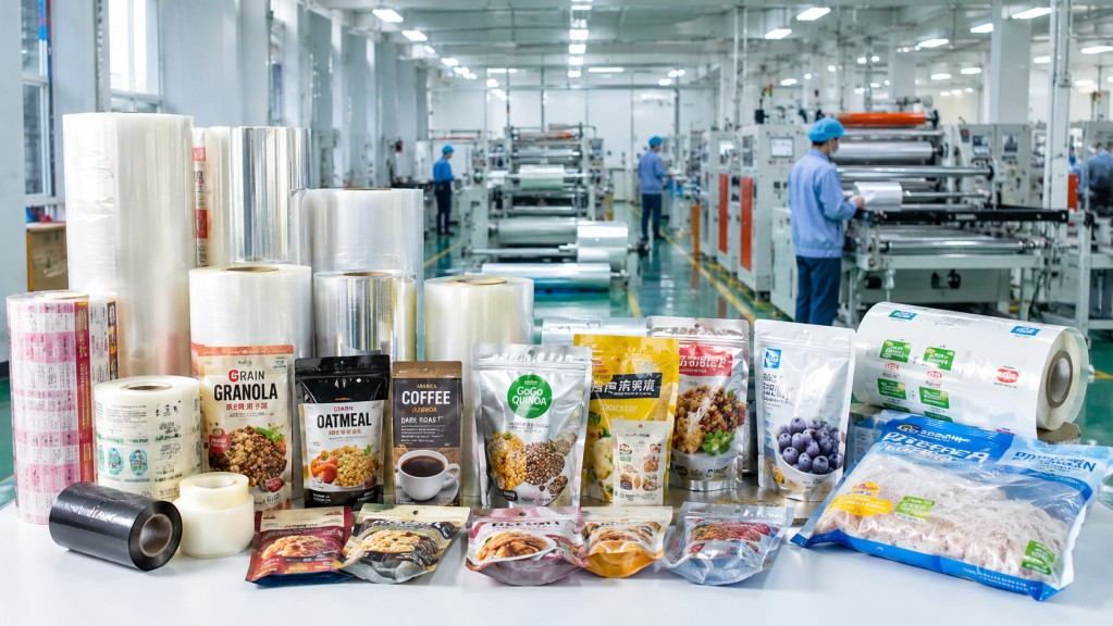 Food Packaging Companies In China Flexible Film Supplier Factory