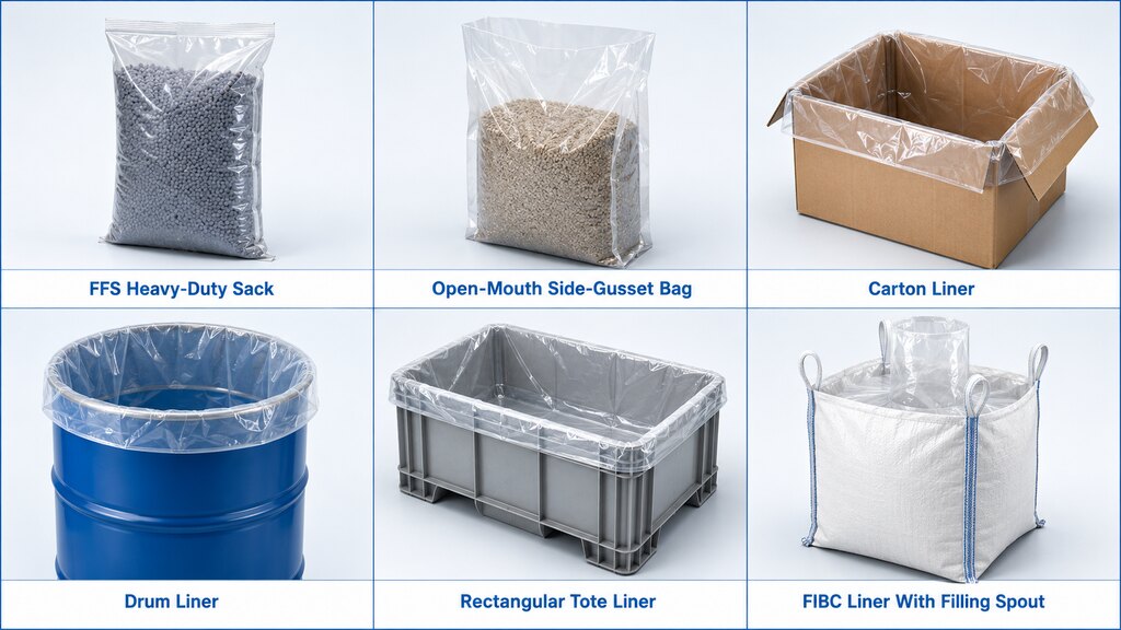 Heavy-Duty Bag And Industrial Liner Packaging Formats