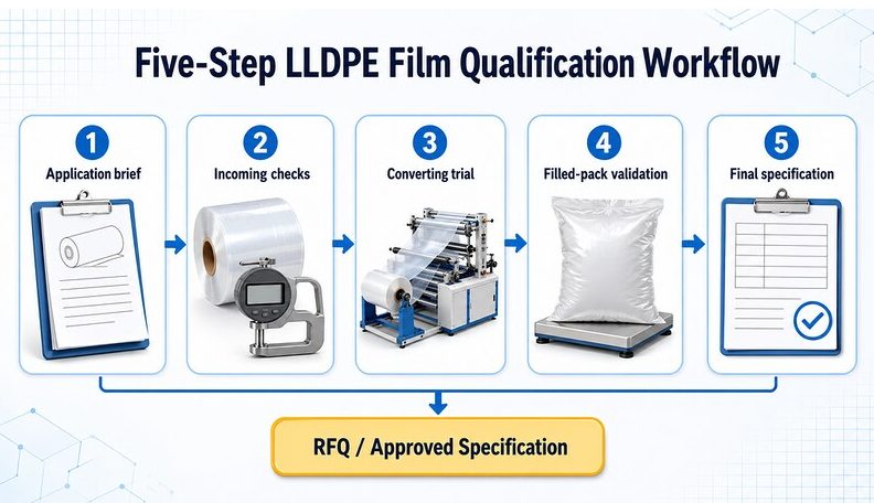 LLDPE Film Sample Trial Testing And Approval Workflow