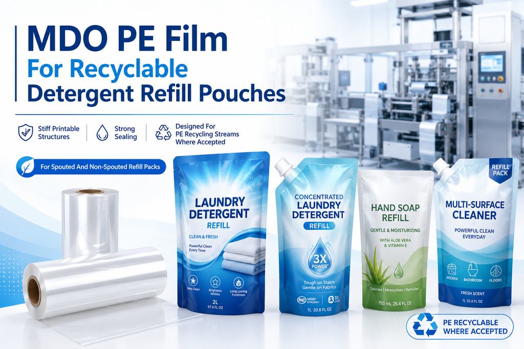 MDO PE Film For Recyclable Detergent Refill Pouches Guide