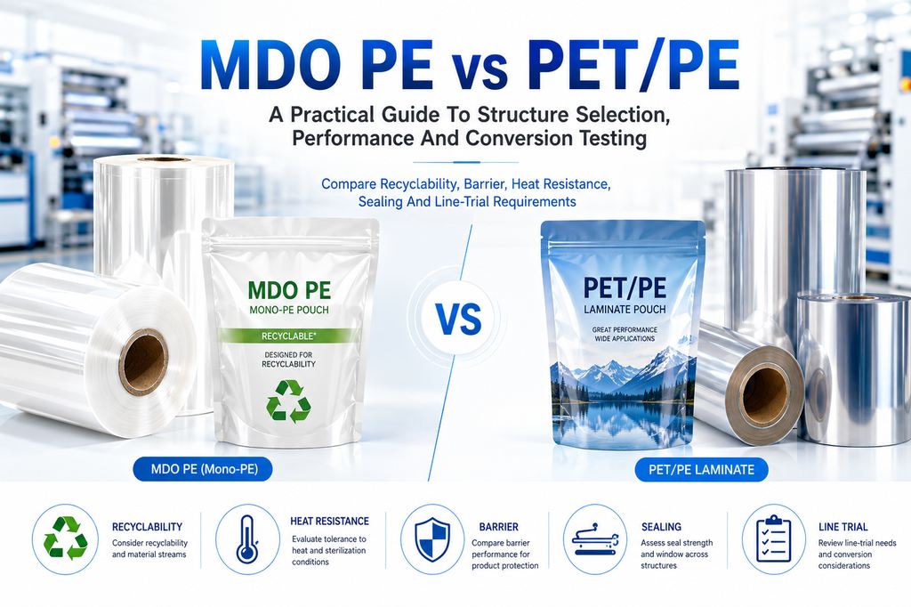 MDO PE Vs PET PE Laminates Comparison Guide