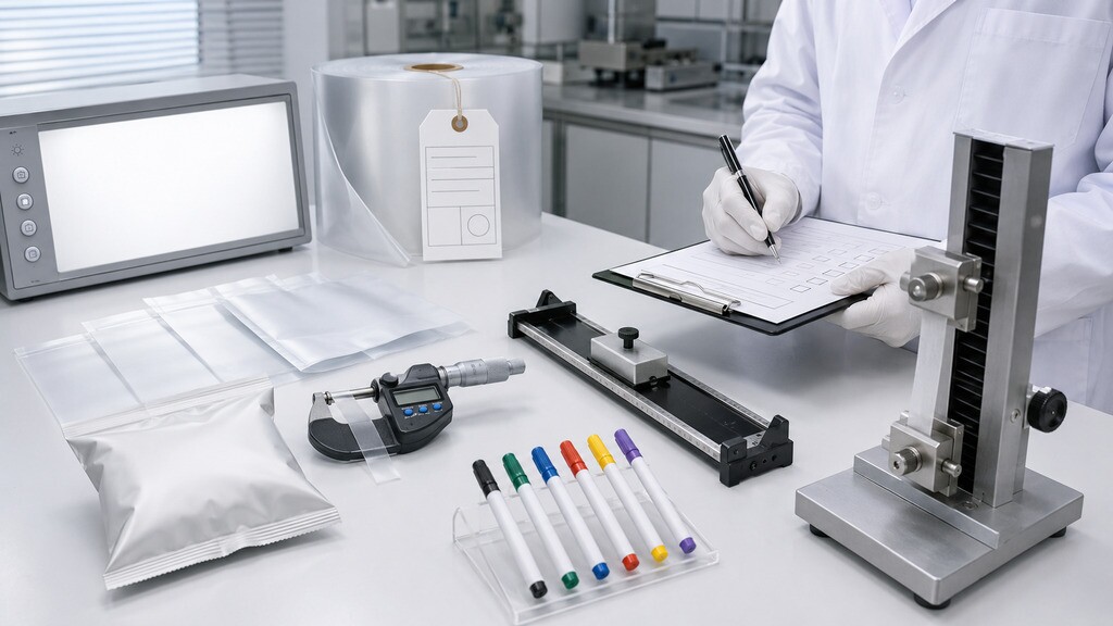 Matte BOPP Film Quality Control And Laboratory Testing