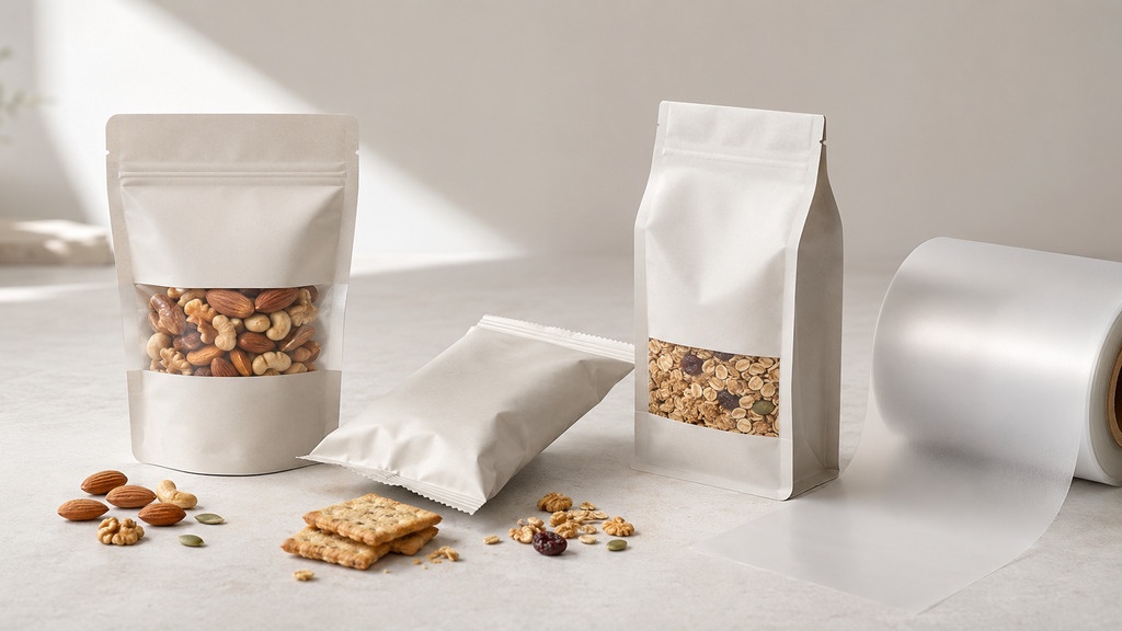 Matte BOPP Film Roll For Premium Snack Packaging
