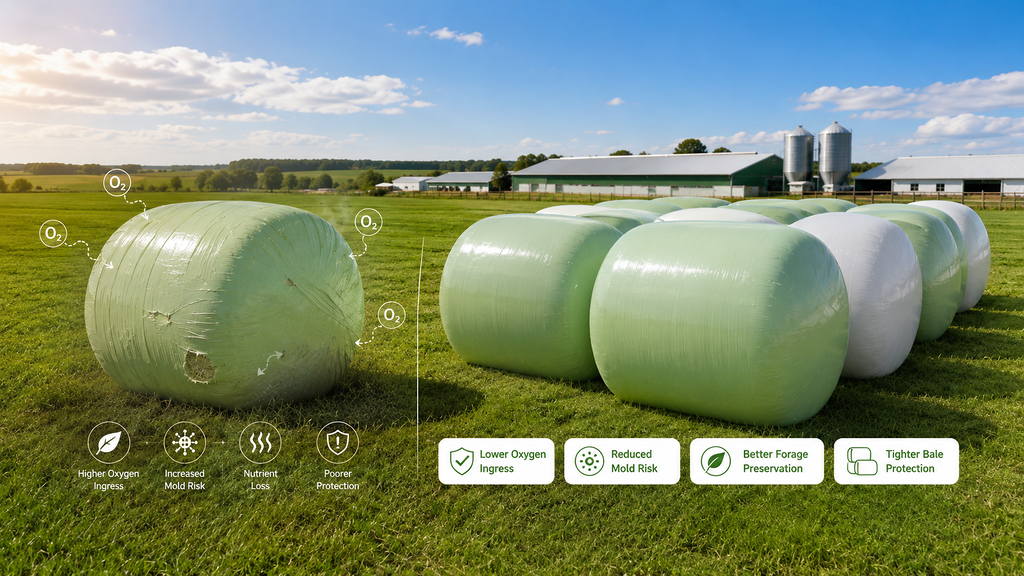 Oxygen Barrier Silage Film Reducing Mold And Spoilage