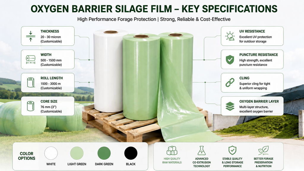 Oxygen Barrier Silage Film Specifications For B2B Buyers