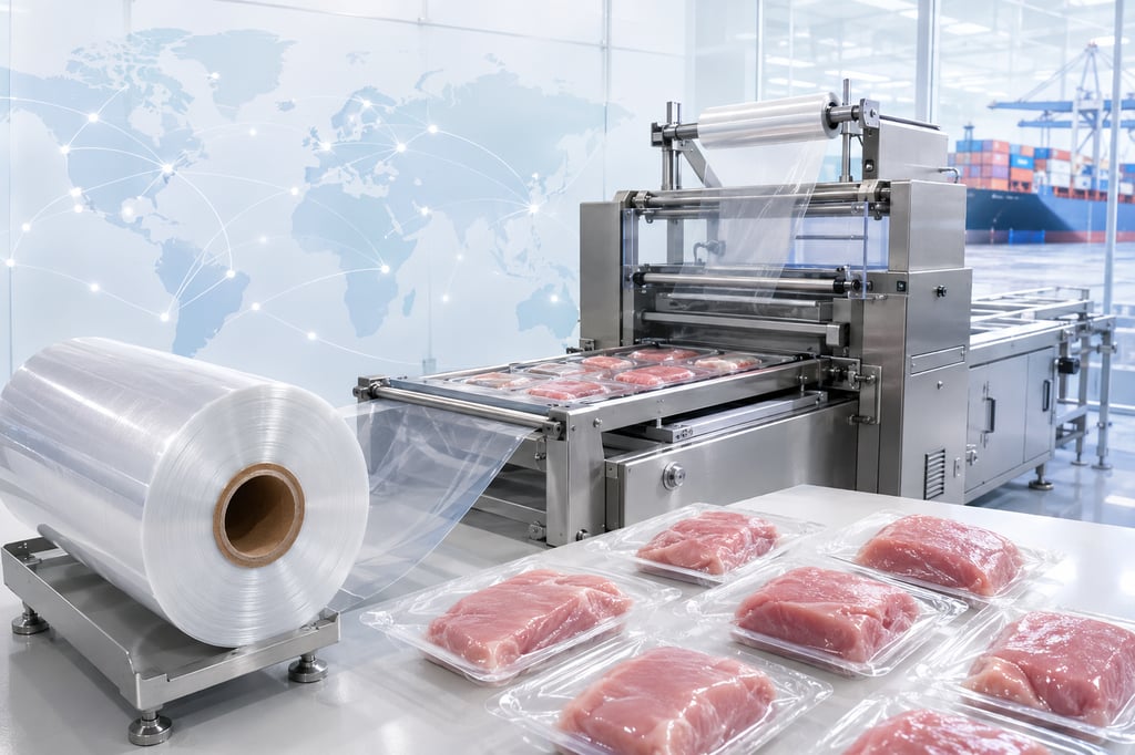 PE PA PE Thermoforming Film For Global Meat Packaging Supply