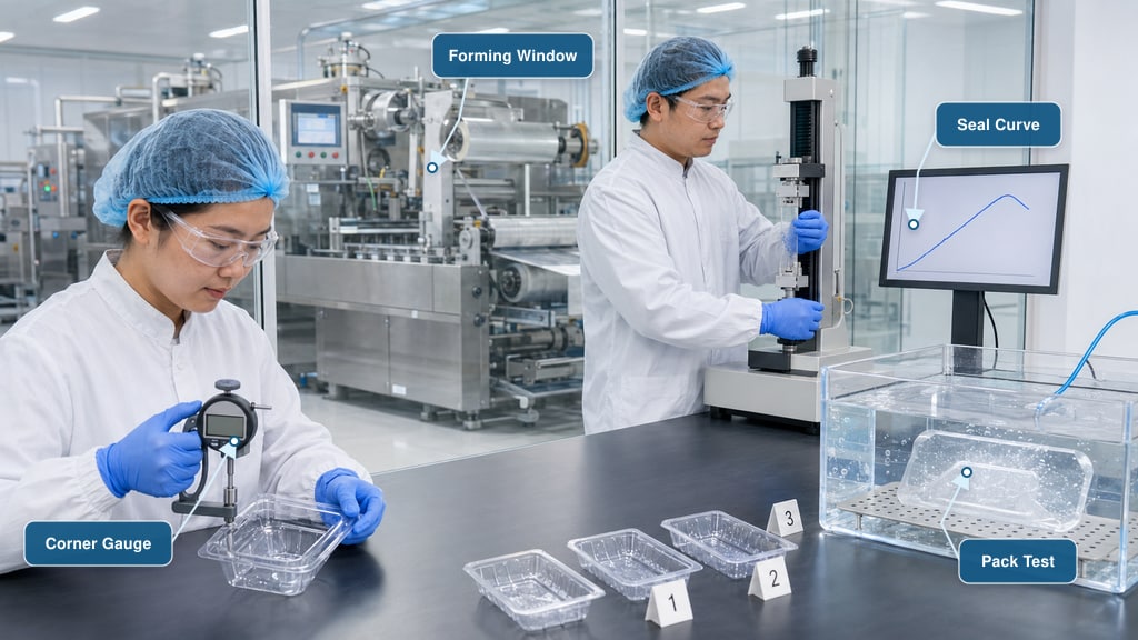 PE PA PE Thermoforming Film Trial Roll Testing And Approval