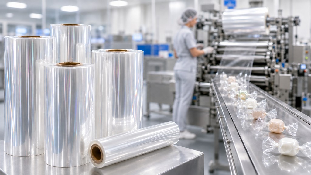 PET Twist Film Rolls For High Speed Candy Wrapping Machines
