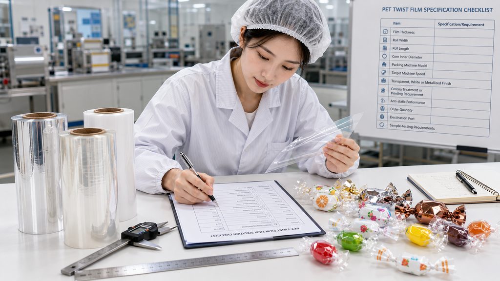 PET Twist Film Specification Checklist For Candy Packaging Buyers