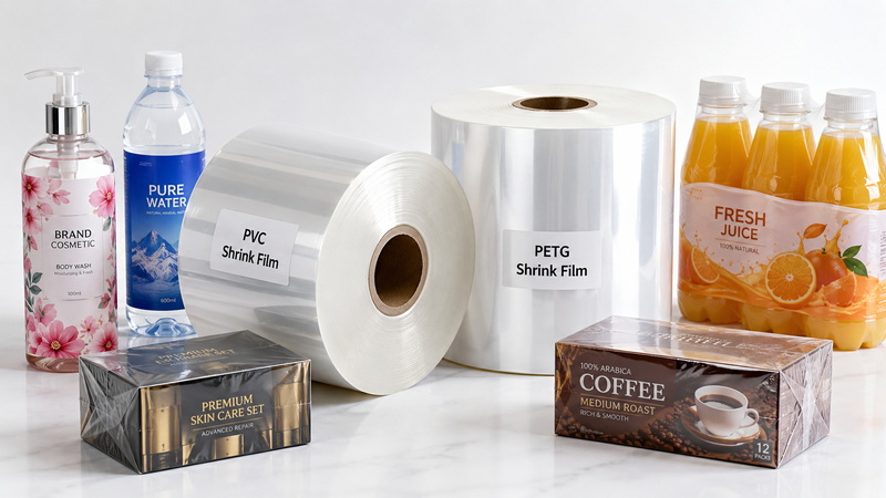 PVC And PETG Shrink Film For Packaging Buyers