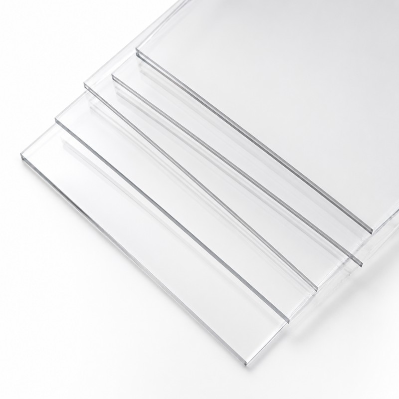 Transparent PETG Sheet Stack For Custom Plastic Fabrication