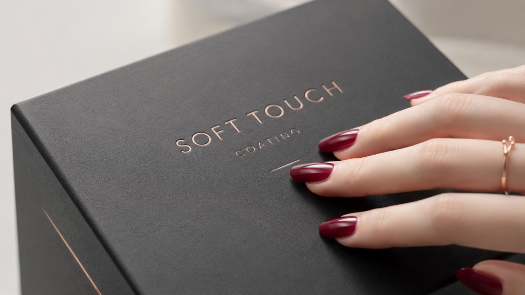 Velvet Soft Touch Coating Surface Close Up