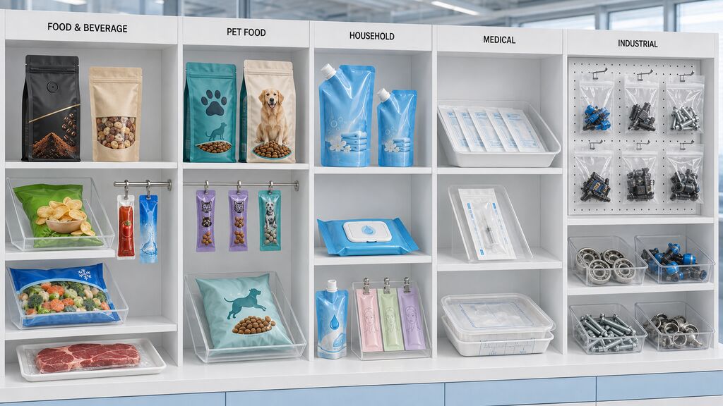 Flexible Packaging Applications For Food Medical Household And Industrial Products